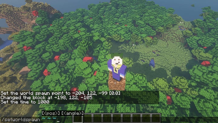 How to set world spawns in Minecraft