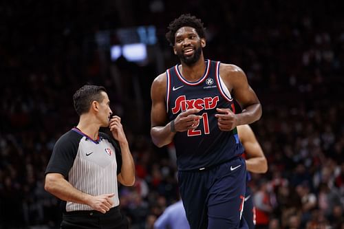 Joel Embiid during the Philadelphia 76ers vs. Toronto Raptors — Game 6