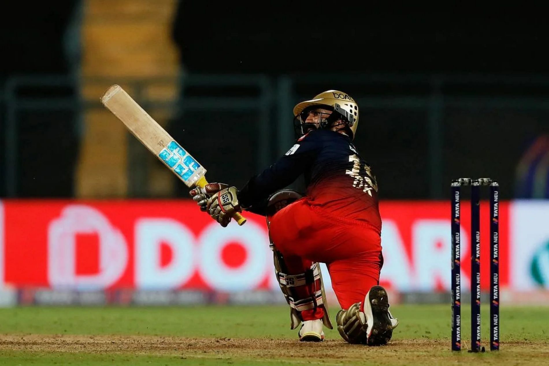Dinesh Karthik has had a stellar IPL 2022 season for RCB. Pic: IPLT20.COM
