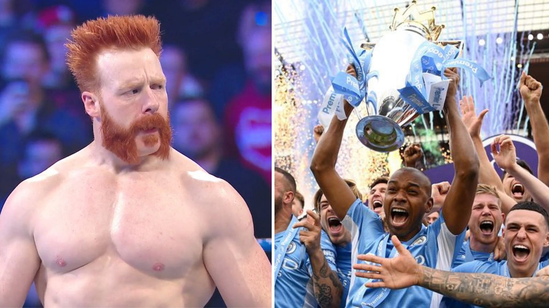 How did WWE Superstars react to the wild end the Premier League season