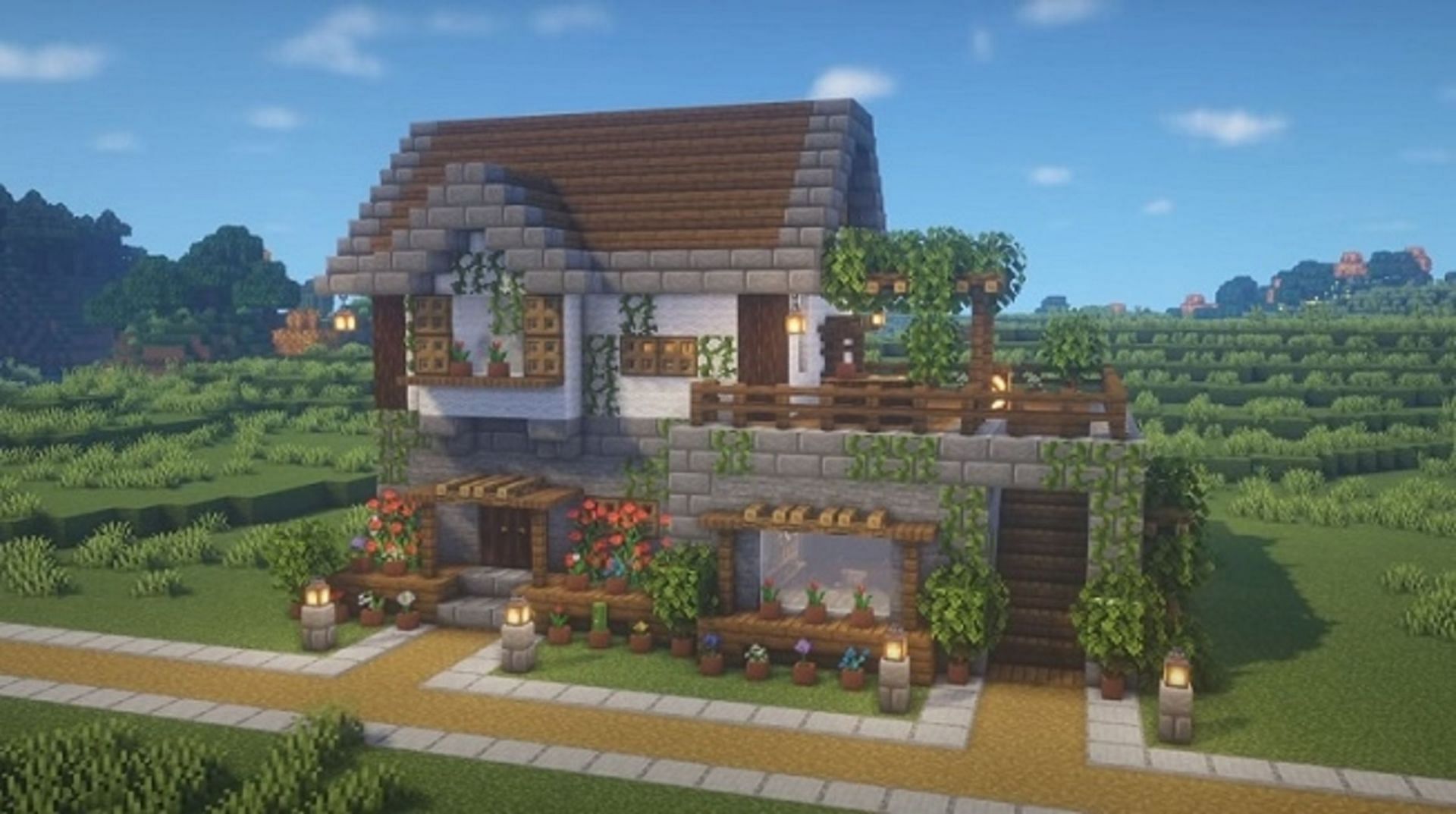 This build will take time, but players likely won&#039;t need another home unless they&#039;d like to build one (Image via Foxtel/YouTube)