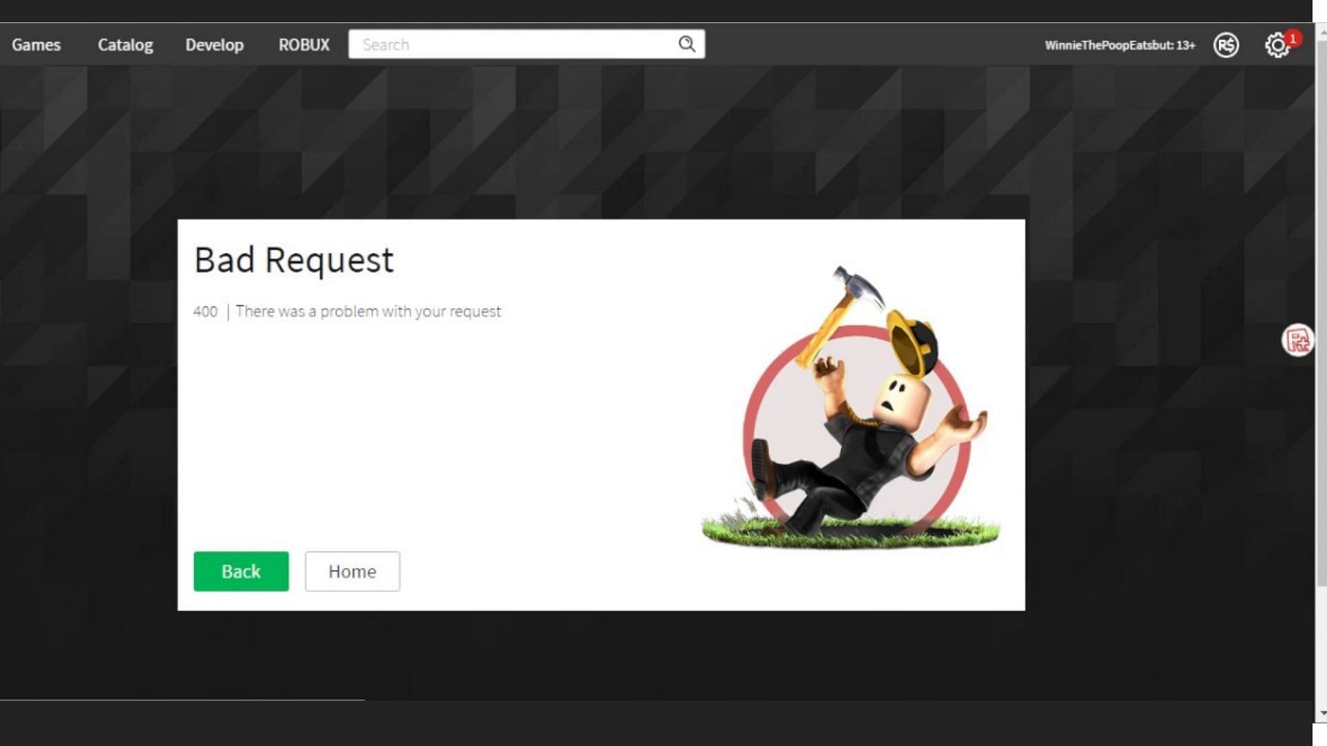 Many users were unable to access the platform today (Image via Roblox)
