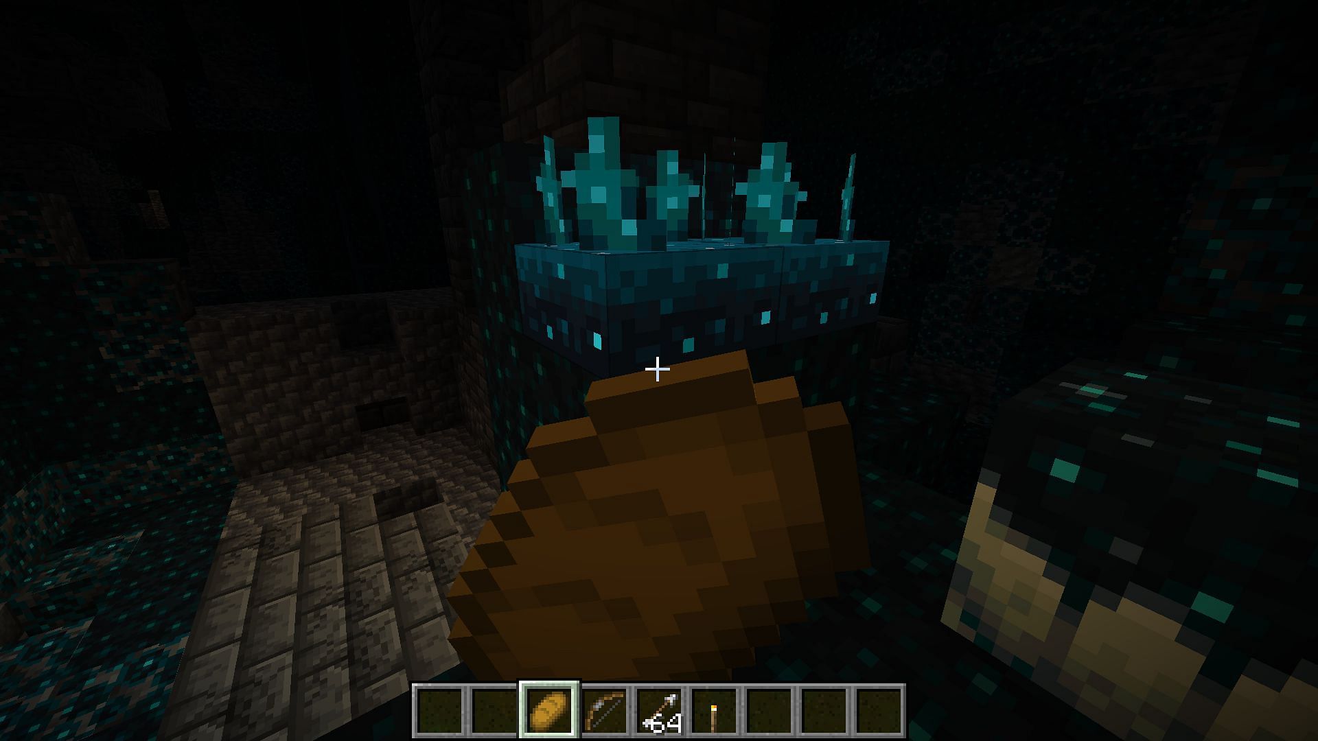 Even if a player eats, the block will detect the sound (Image via Minecraft 1.19 pre-release 1)