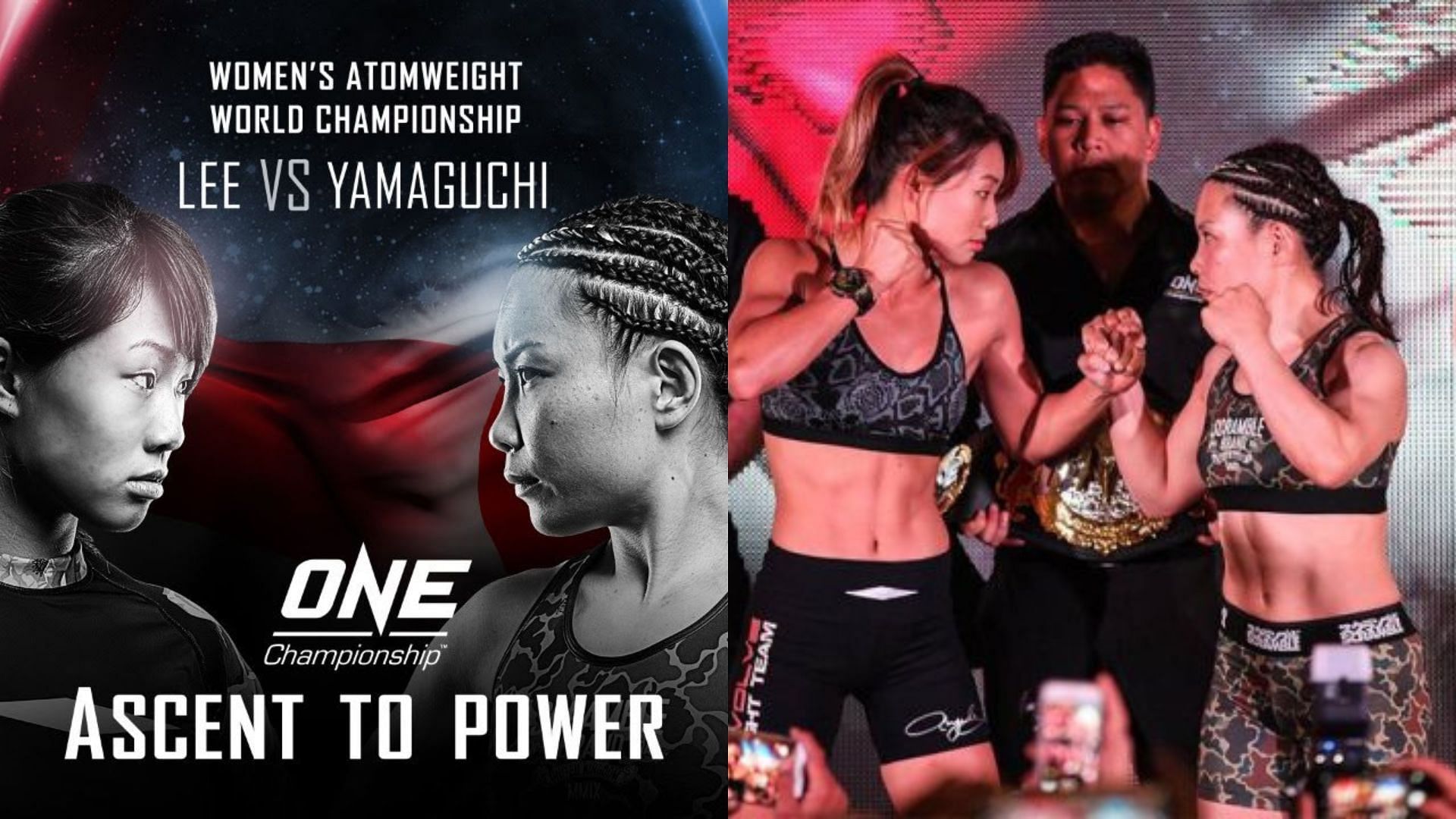 Angela Lee (left) and Mei Yamaguchi (right) [Photo Credits: ONE Championship and Combat Press]