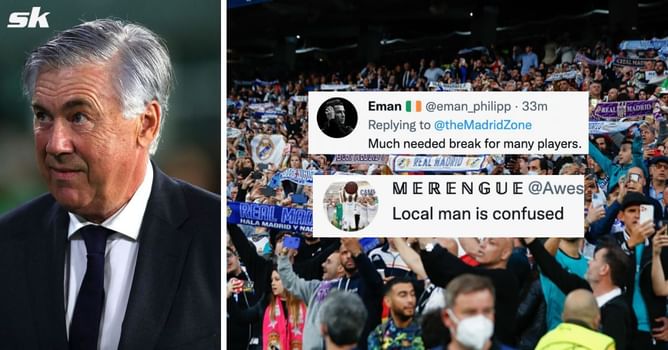 "They don't deserve respect" "Meme lineup" - Real Madrid fans react hilariously as much-changed squad features 2 forgotten stars