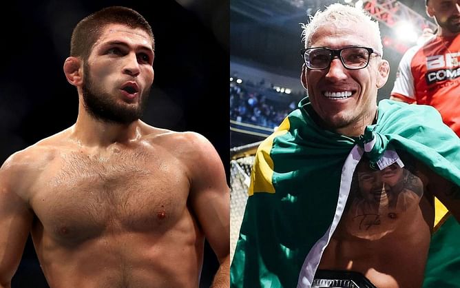 "Nobody ever touched my face" - Khabib Nurmagomedov on lightweight GOAT comparisons with Charles Oliveira