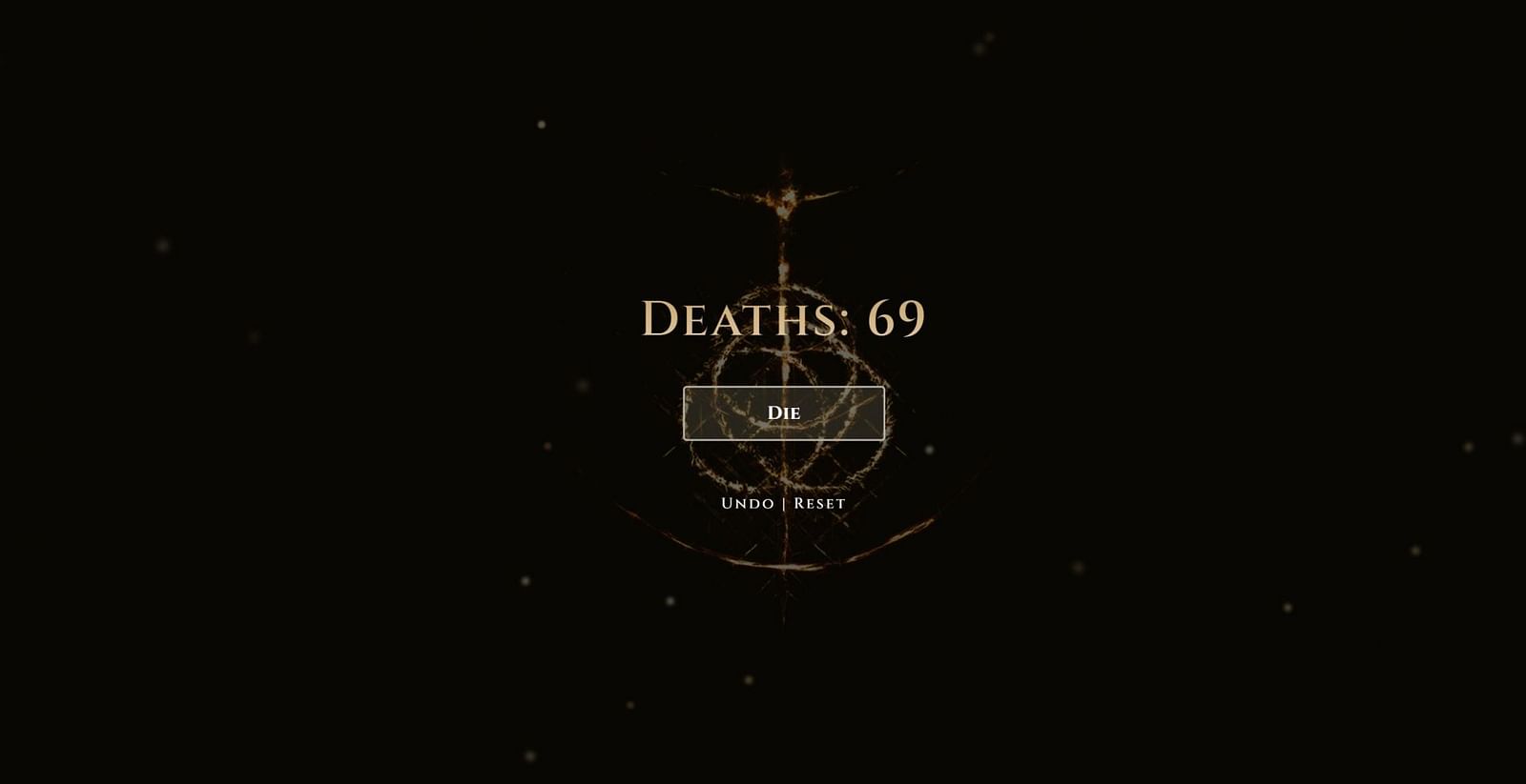 Community creates Elden Ring Death Counter, allowing players to track total death tally