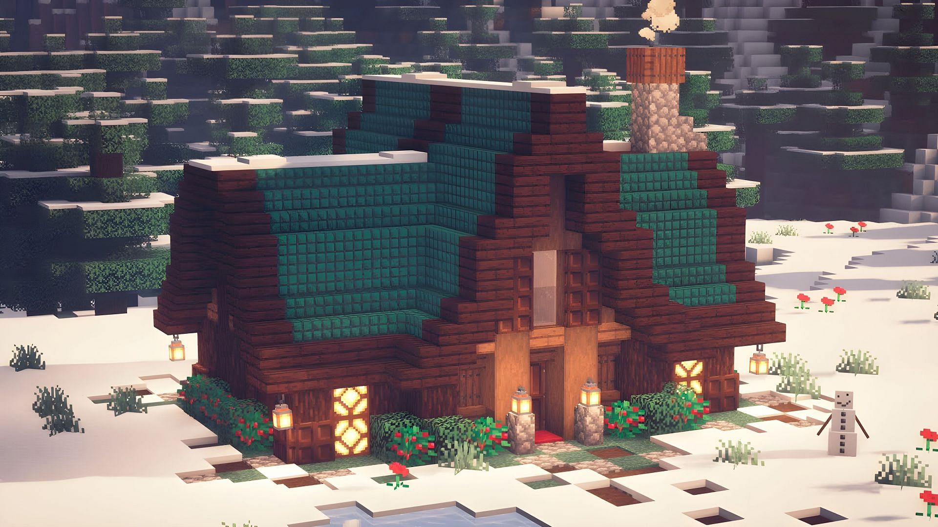 Cozy Cabins are quite charming builds (Image via Youtube/Zaypixel)
