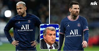 Joan Laporta points out one thing that must happen for PSG stars Lionel Messi and Neymar to make Barcelona return