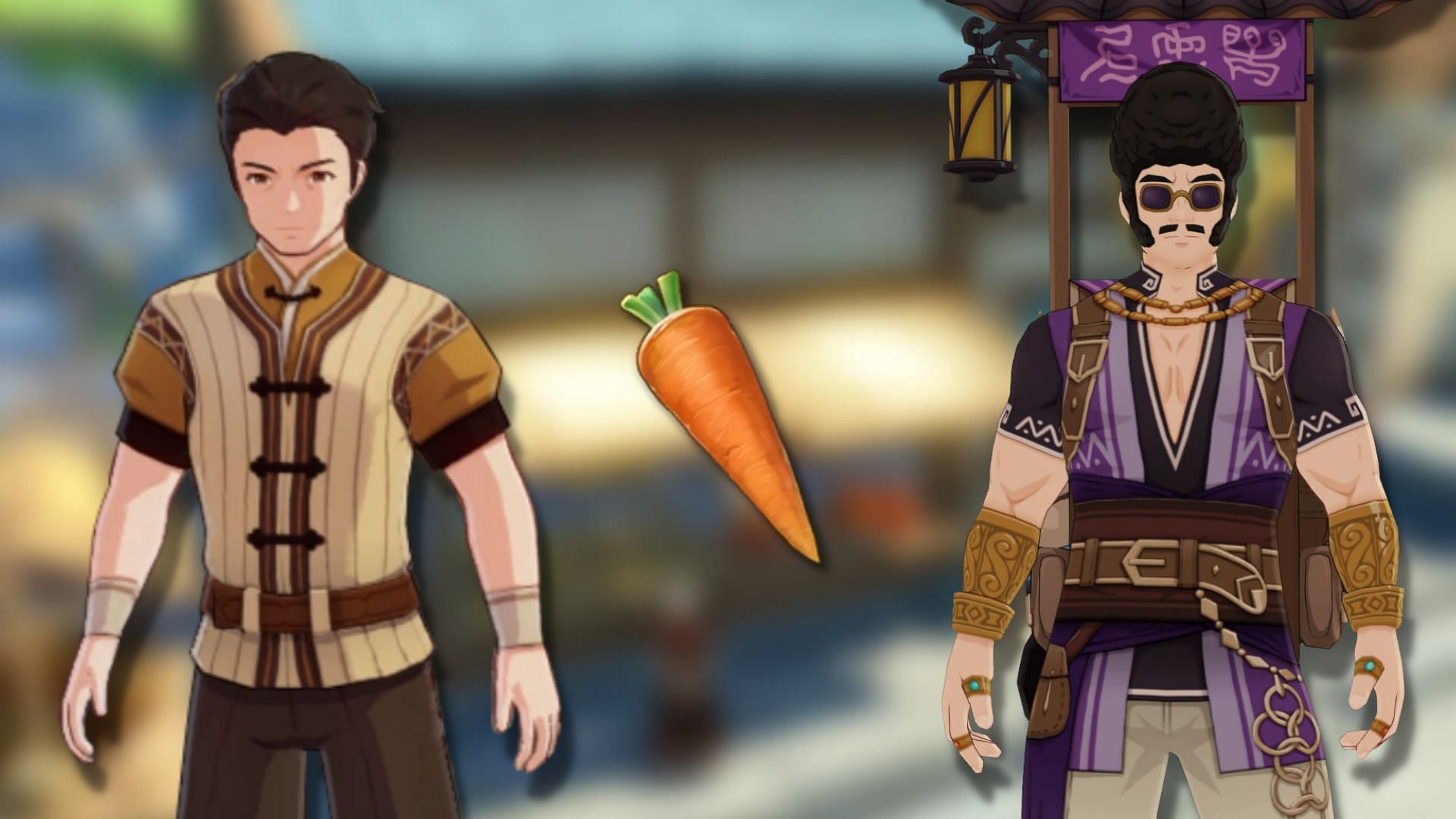 Carrots can also be bought in Liyue Harbor (Image via Genshin Impact)