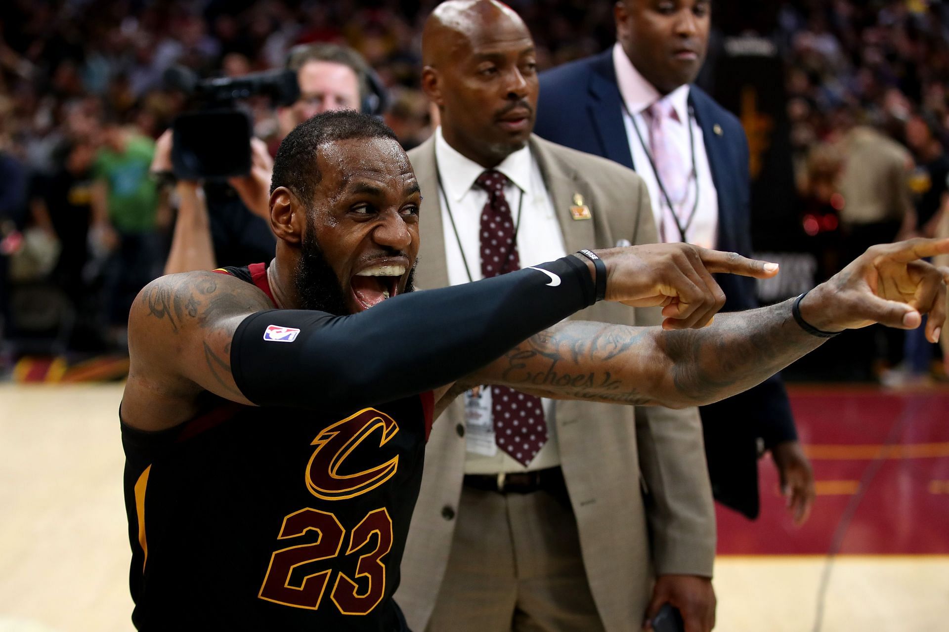 LeBron James against the Toronto Raptors - Game Three