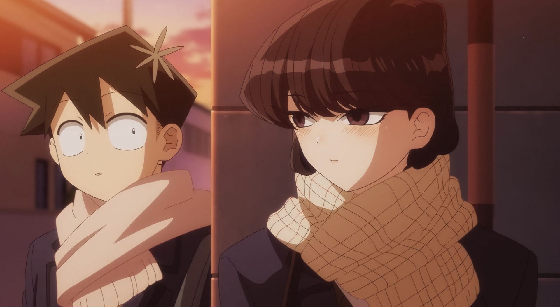 Shouko and Tadano grow closer in Komi Can&#039;t Communicate episode 19 (Image via OLM Studio)