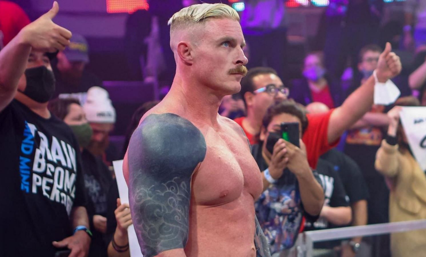 Dexter Lumis made his debut in NXT in 2019