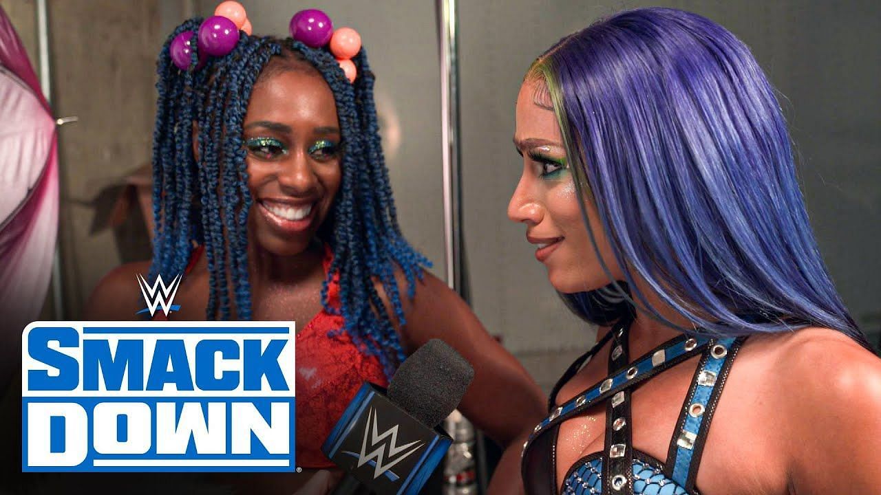 Sasha Banks and Naomi are currently suspended.
