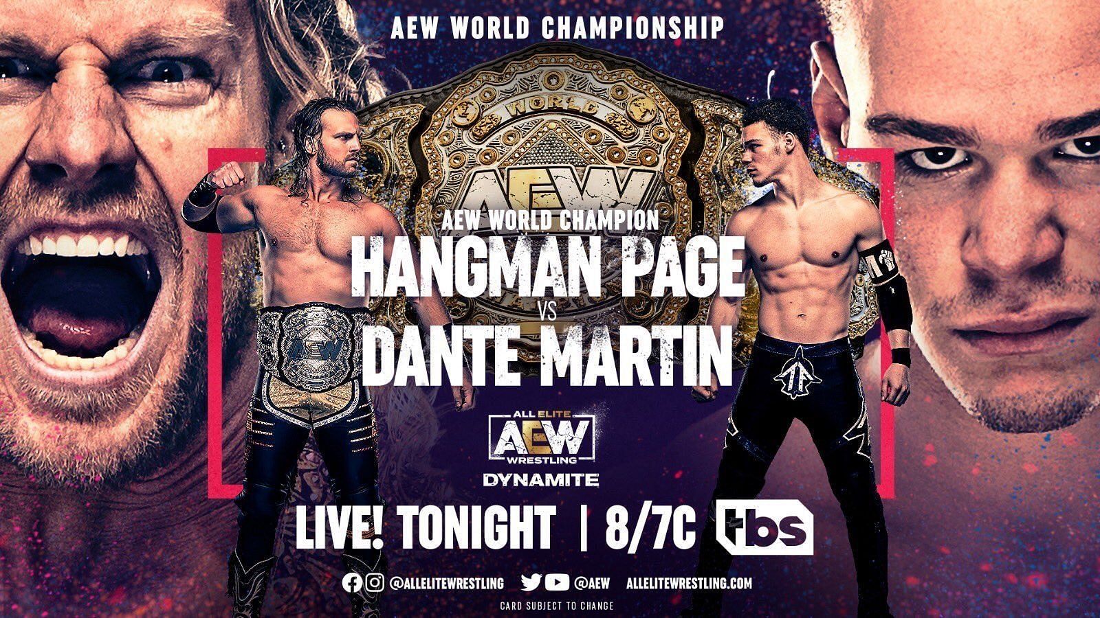 Dante Martin vs. Hangman Page on AEW Dynamite