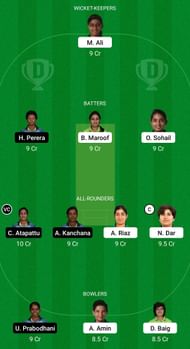 PK-W vs SL-W Dream11 Prediction