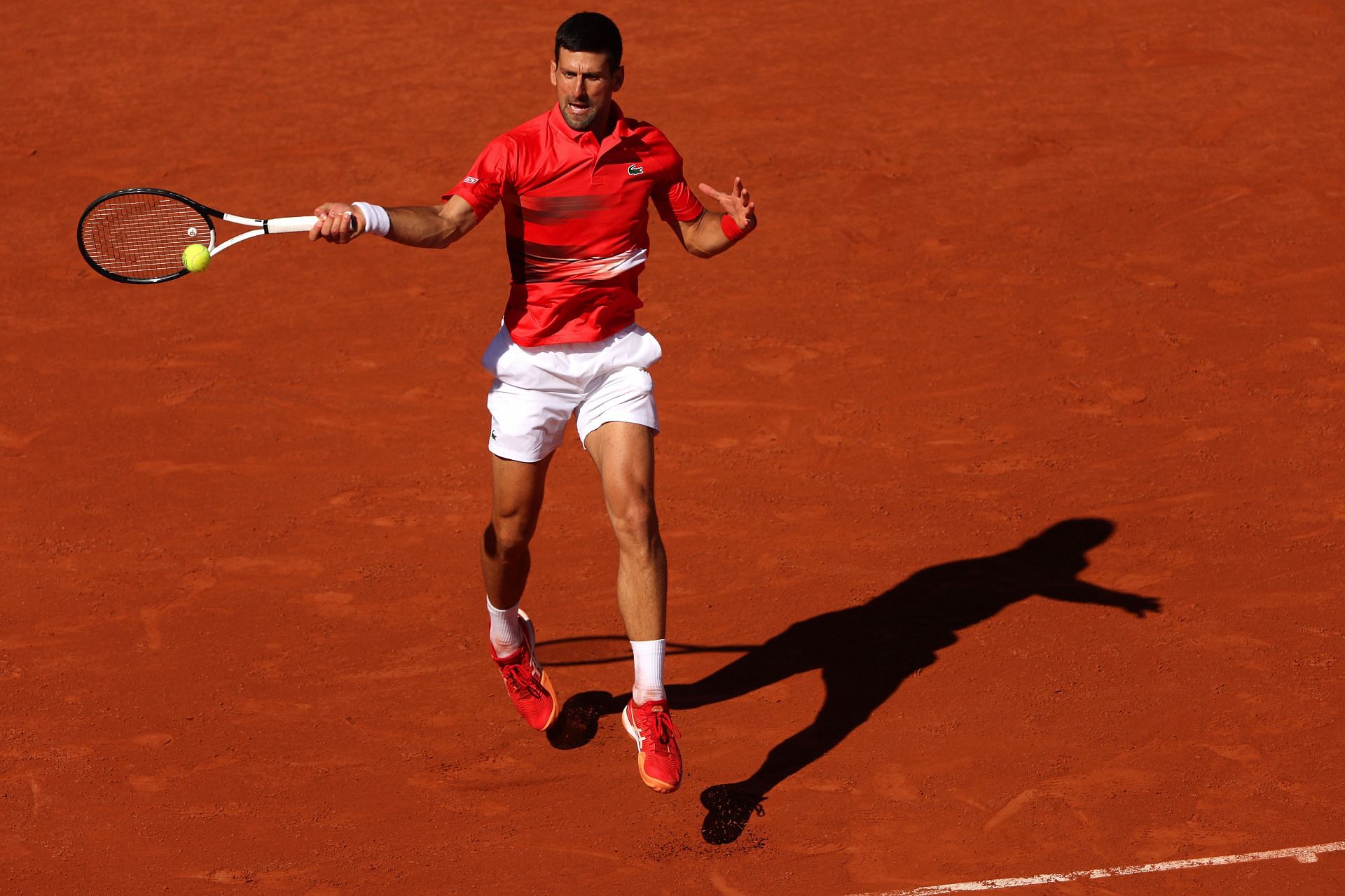 Novak Djokovic takes on Diego Schwartzman in the fourth round of the French Open