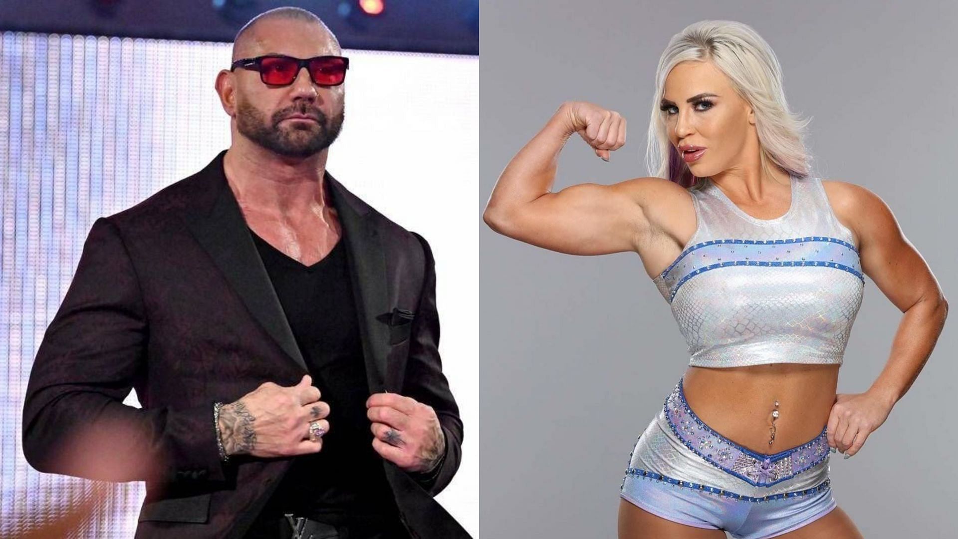 Batista and Dana Brooke openly flirted on Twitter in 2019