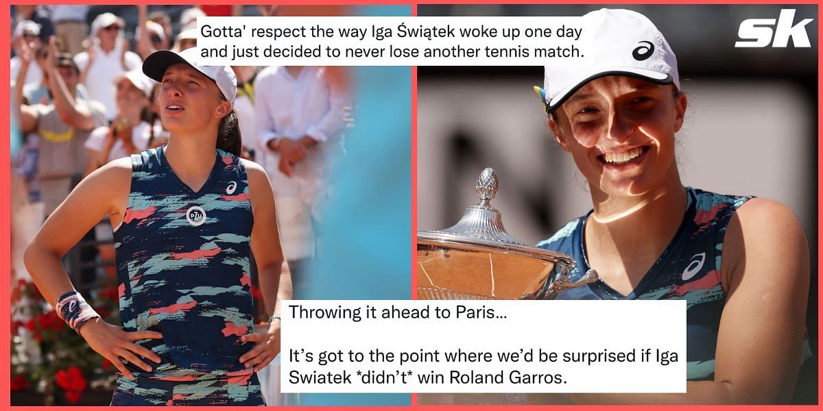 Iga Swiatek left fans in awe with her fifth straight WTA title