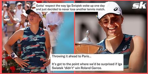 Iga Swiatek left fans in awe with her fifth straight WTA title