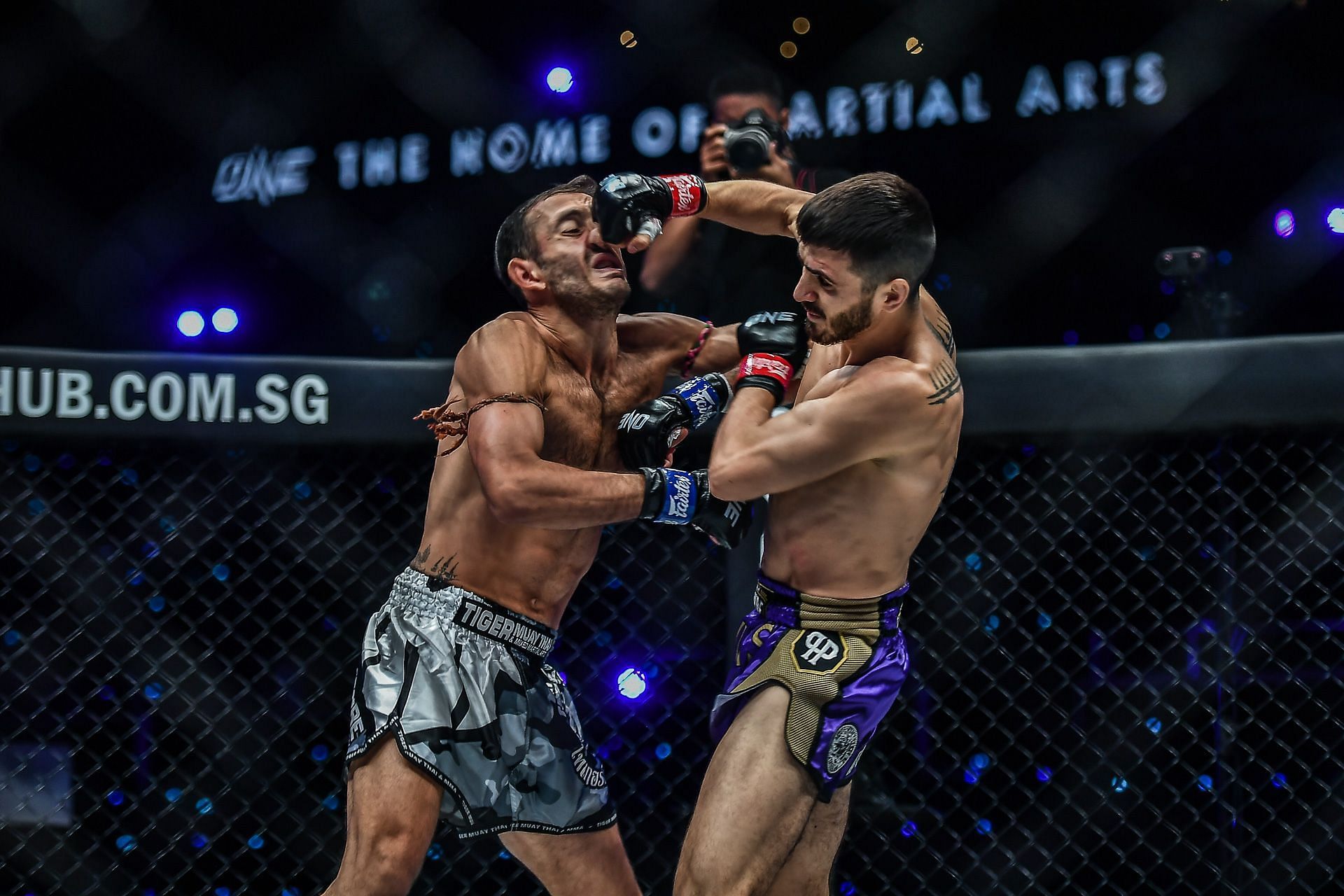 Savvas Michael (right) [Photo Credit: ONE Championship]