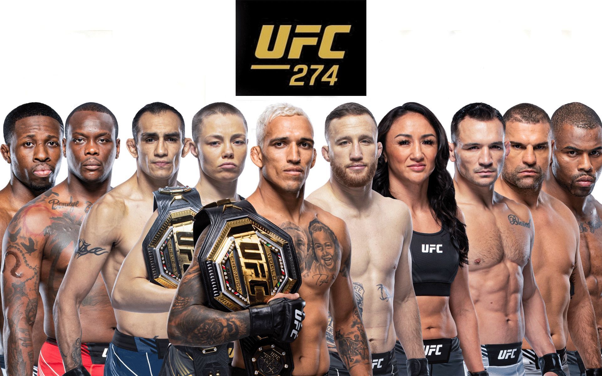 UFC 274 main card results [Image credits: ufc.com]