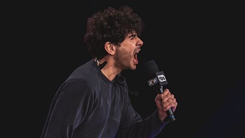 Tony Khan at an AEW event in 2022