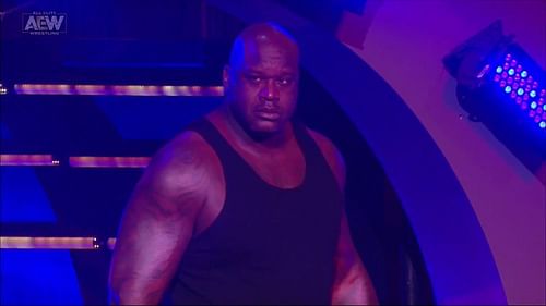 Shaquille O'Neal wrestled in AEW in 2021