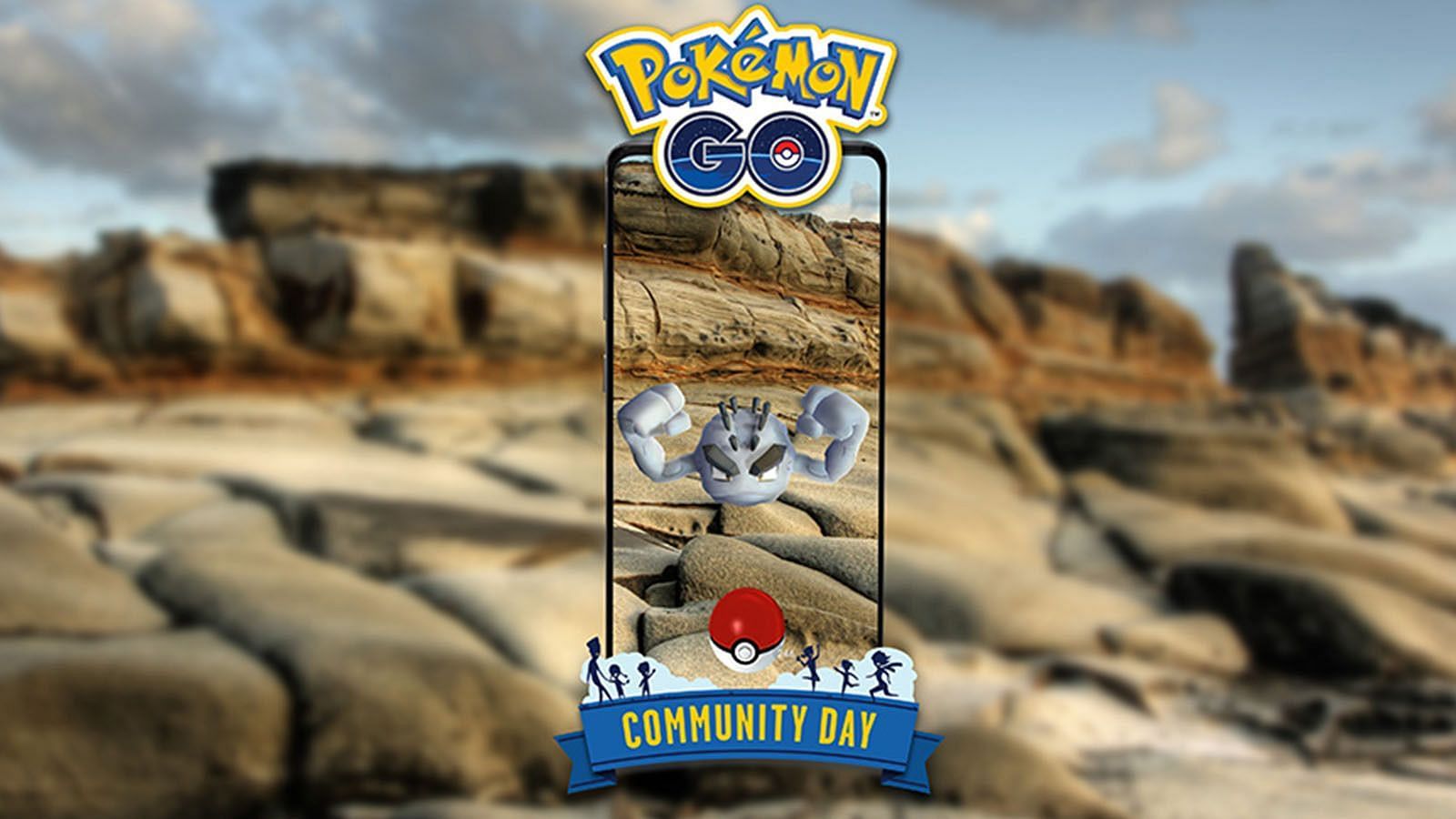 Many trainers can get Alolan Golem through Geodude&#039;s Community Day (Image via Niantic)