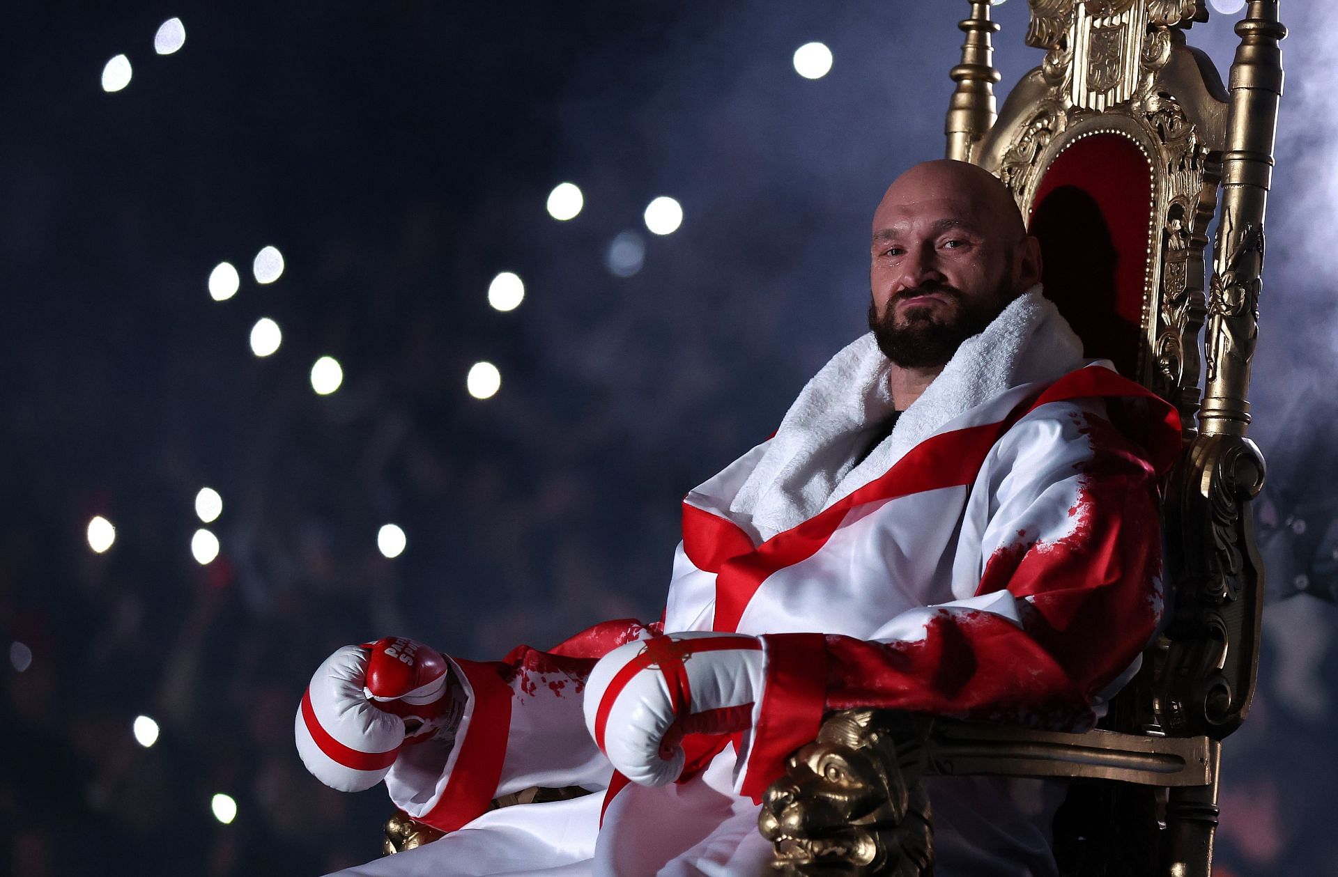 Tyson Fury has been back in the gym after defeating Dillian Whyte.