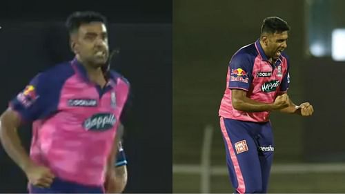 Ravichandran Ashwin could not control his emotions after taking a wicket against his former franchise. (Image Courtesy: IPLT20.com)