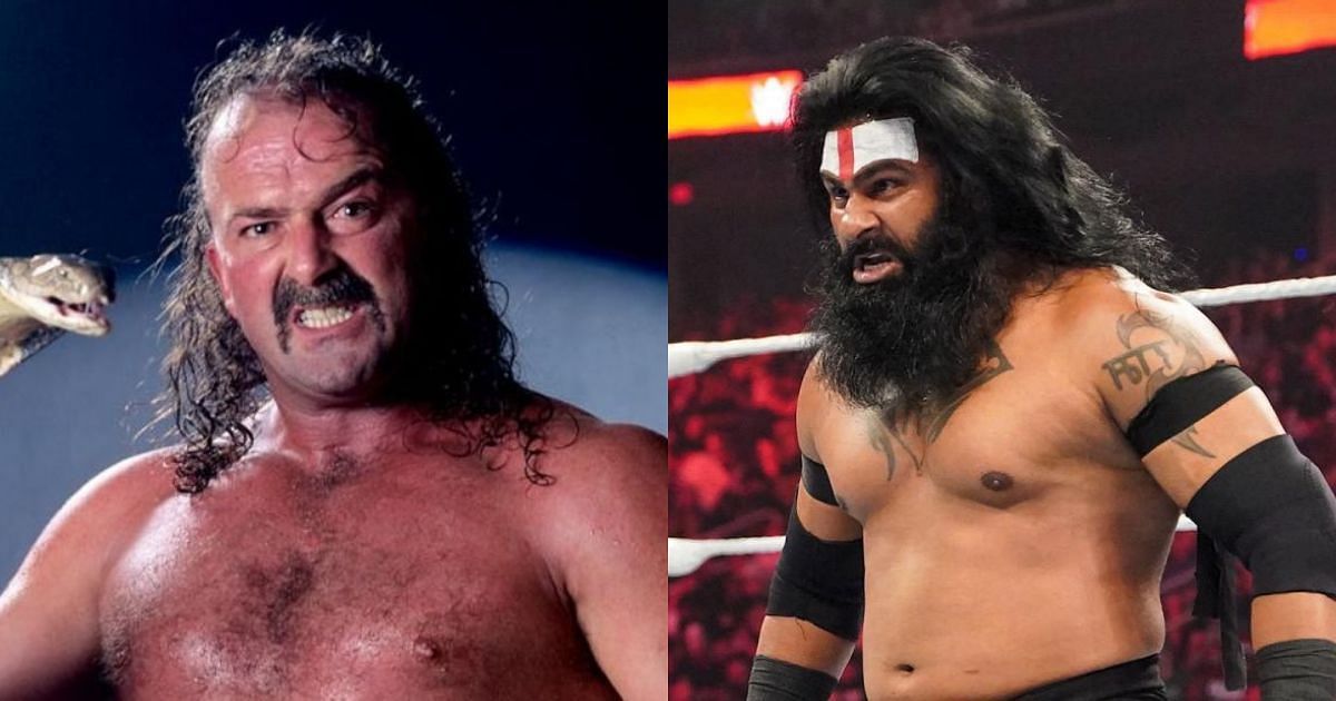 Jake &quot;The Snake&quot; Roberts and RAW star Veer Mahaan.