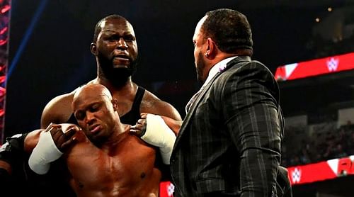 A showdown between Bobby Lashley and Omos will take place this Sunday at WWE Hell in a Cell