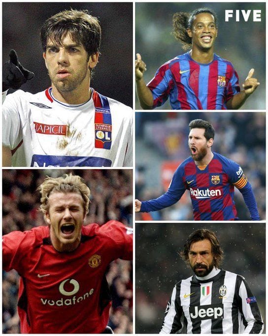 Cristiano Ronaldo ranks above Lionel Messi as fans vote for the 25 greatest freekick takers in