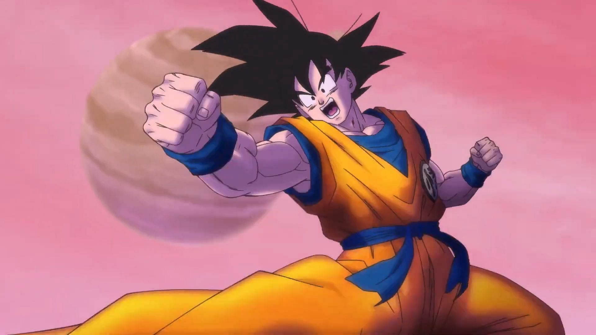 Goku as seen in the upcoming film&#039;s trailer (Image via Toei Animation)