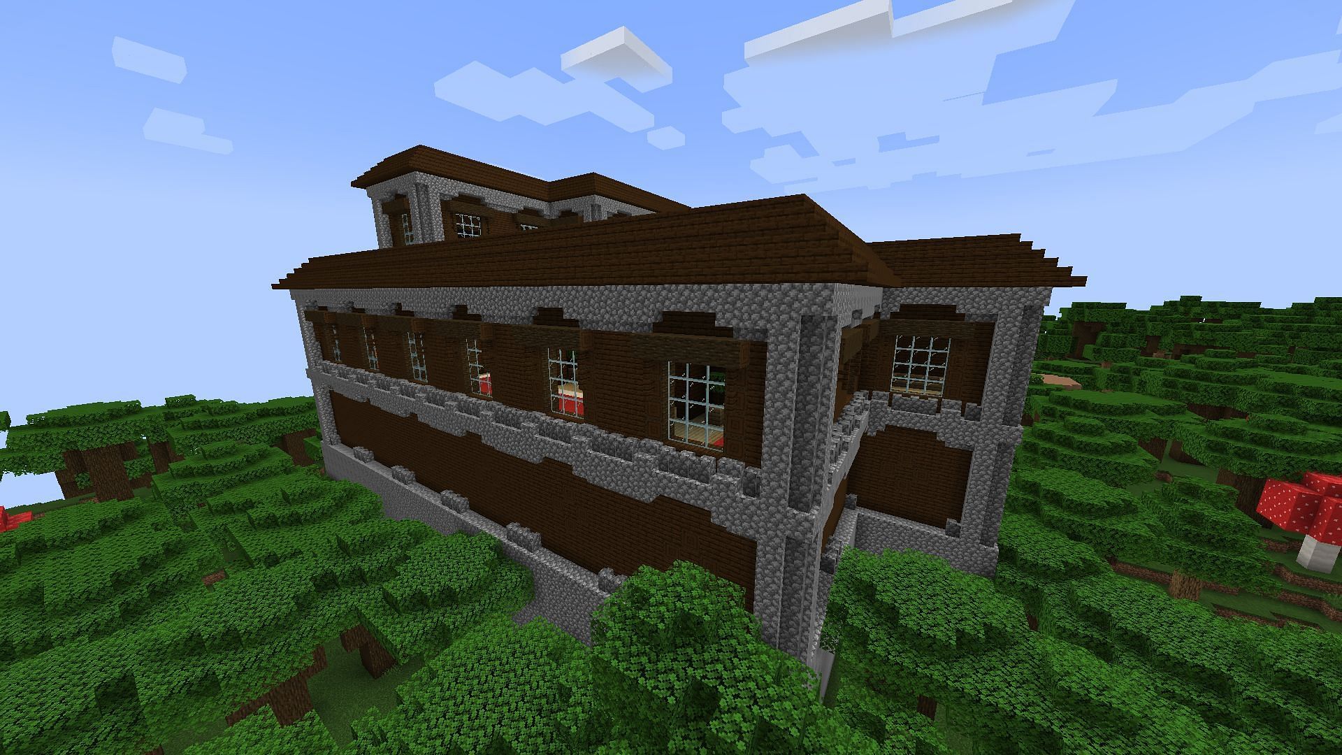 Woodland Mansion (Image via Minecraft)