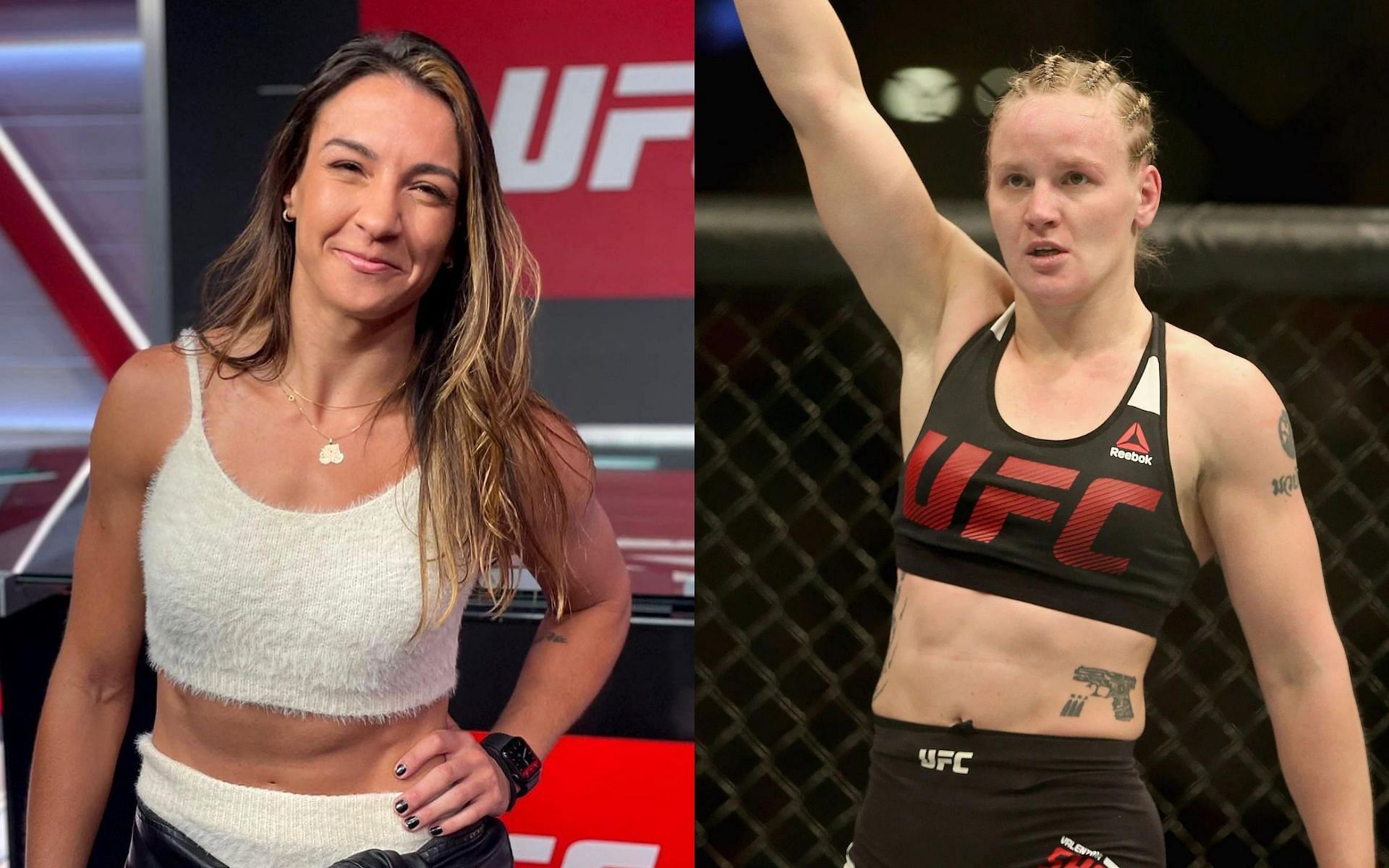 Amanda Ribas (L) explains what makes Valentina Shevchenko (R) special. [Amanda Ribas via. instagram/AmandaRibas]