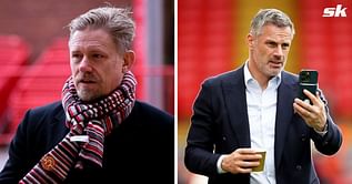 "You have been cocky all year" - Peter Schmeichel asks Jamie Carragher to 'tone it down' after Manchester United & Arsenal comments