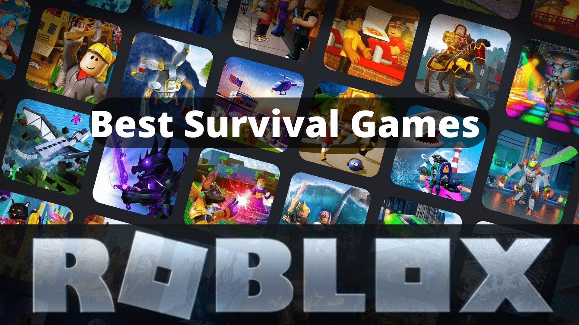 Some great survival games in Roblox (Image via Roblox)