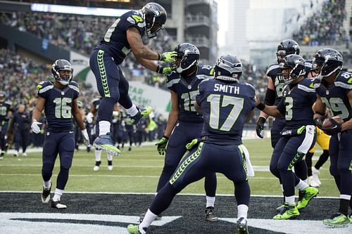 The Seattle Seahawks in action