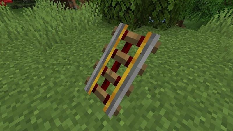 Powered rail (Image via Minecraft Wiki)