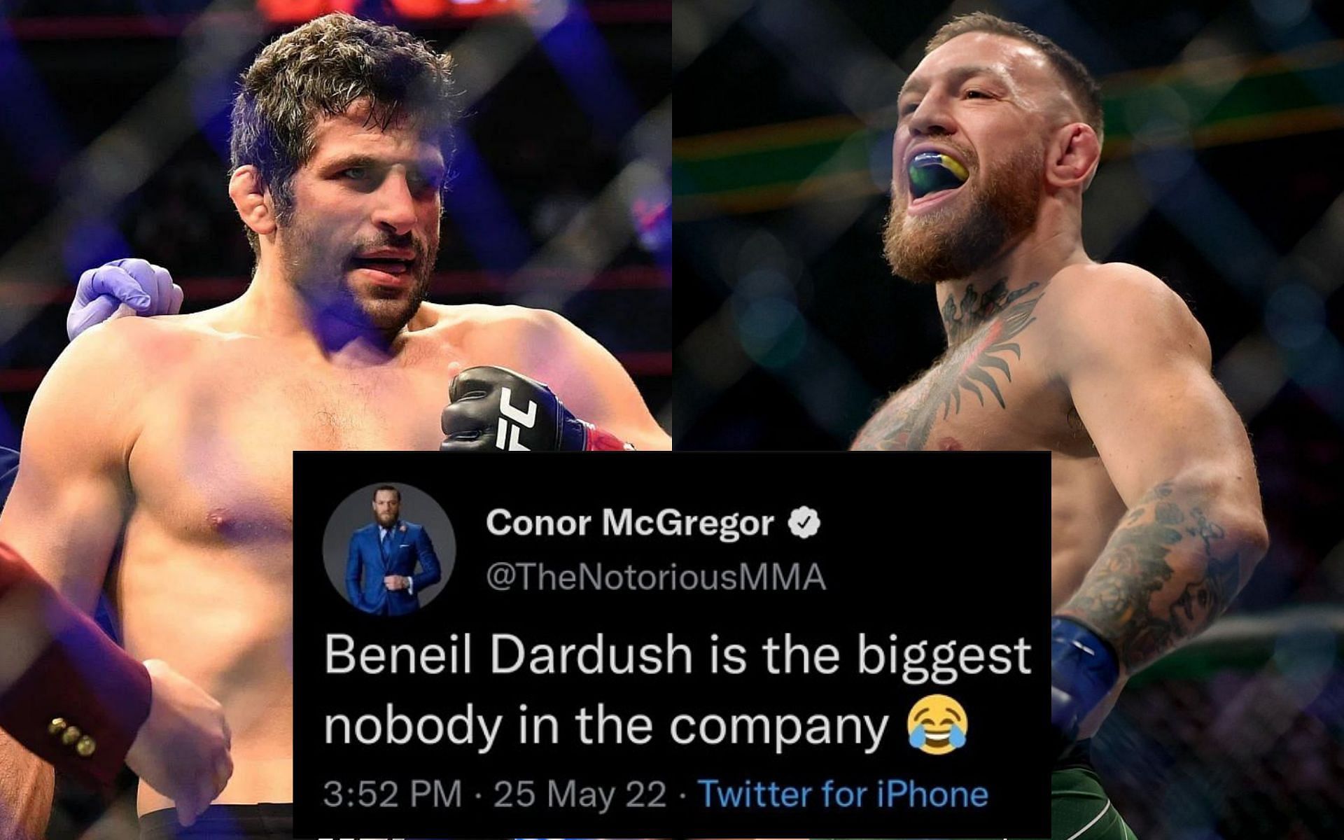 McGregor blasts Dariush in a deleted tweet