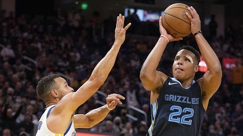 Steph Curry and Desmond Bane (Photo: Yahoo! Sports)