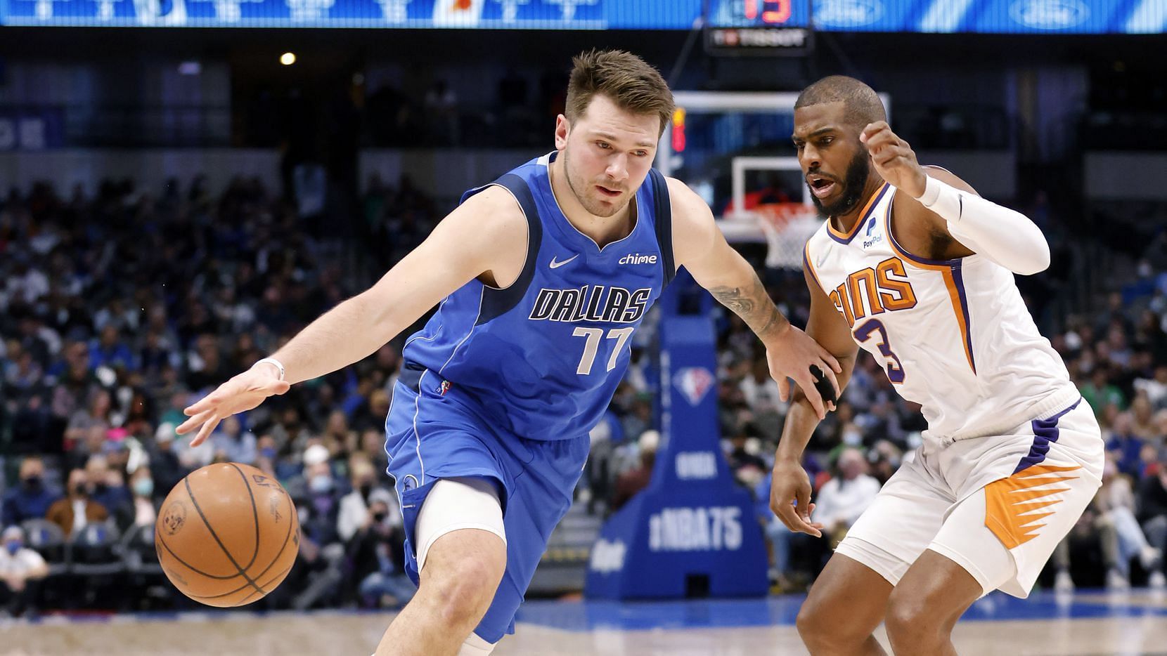 Chris Paul looked nothing like the &quot;Point God&quot; in the last two games between the Dallas Mavericks and Phoenix Suns. [Photo: Dallas Morning News]