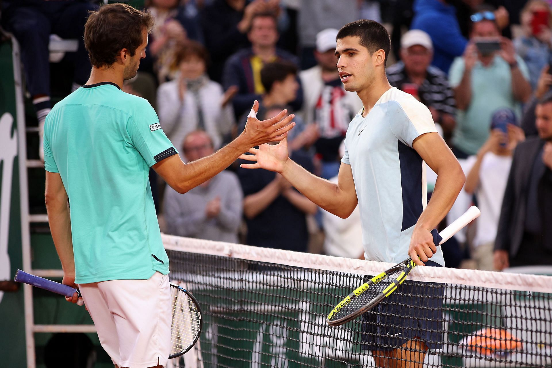 Carlos Alcaraz after beating Albert Ramos-Vinolas.