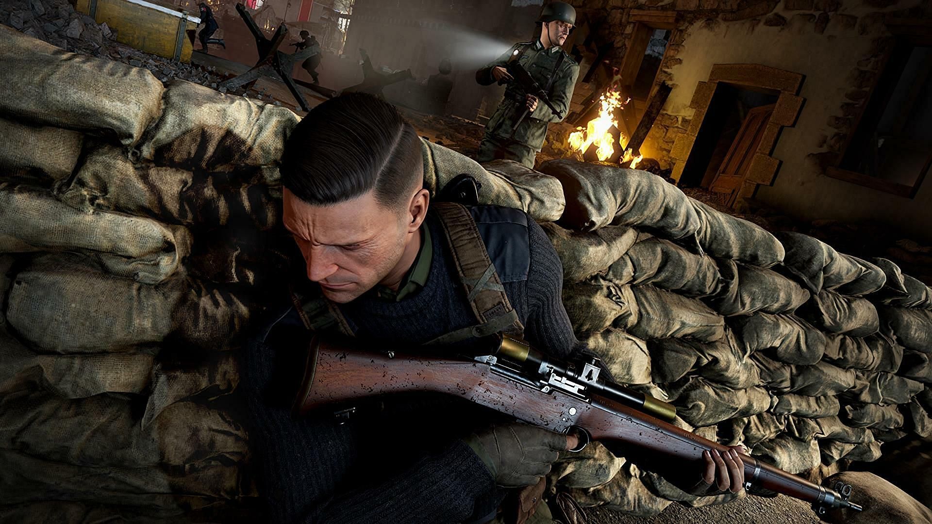 Completing the Festung Guernsey Kill challenge in Sniper Elite 5 (image via Sniper Elite 5)