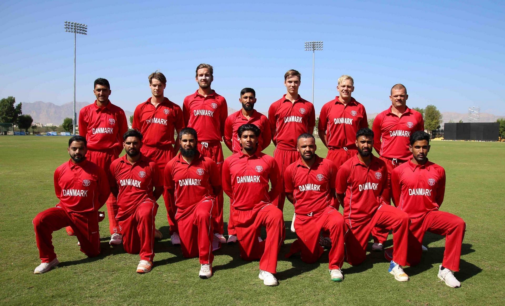 The Denmark cricket team poses for a photo (Image Courtesy: Emerging Cricket)
