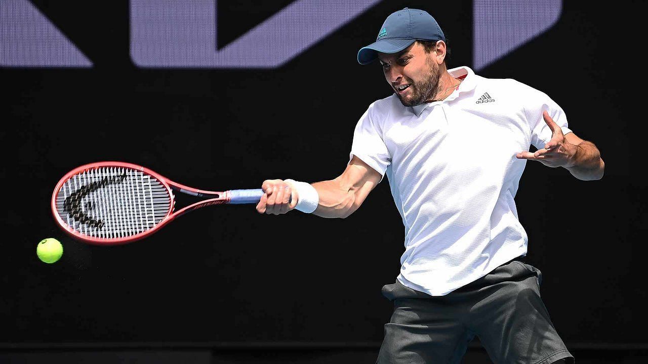 Aslan Karatsev committed too many unforced errors to pose a serious challenge to Novak Djokovic