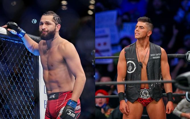 "Gonna have to get through me to get this sh*t back" - AEW Star Sammy Guevara taunts Jorge Masvidal to get his BMF belt back