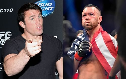 Chael Sonnen (left), Colby Covington (right)